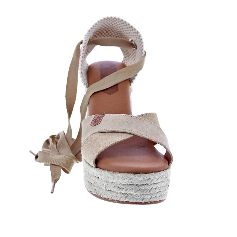 Sandalias Popa zapatos Mujer modelo Mikeno Beige 