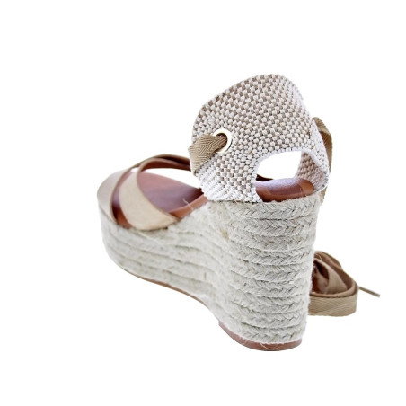 Sandalias Popa zapatos Mujer modelo Mikeno Beige 
