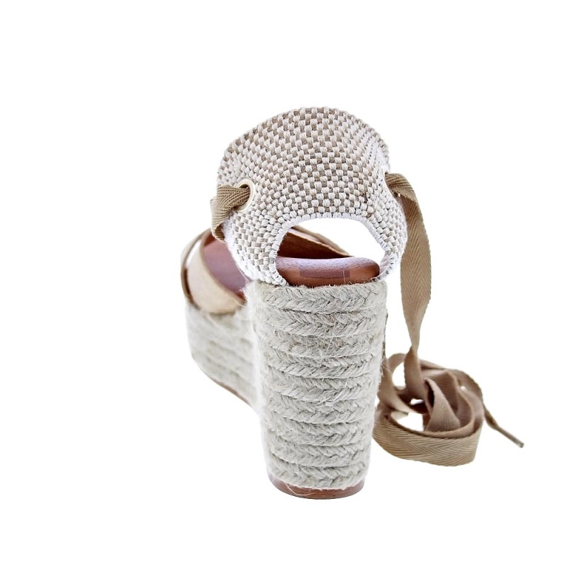 Sandalias Popa zapatos Mujer modelo Mikeno Beige 