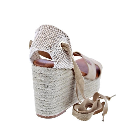 Sandalias Popa zapatos Mujer modelo Mikeno Beige 