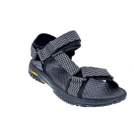 Sandalias Skechers zapatos Hombre modelo Lomell Negro 
