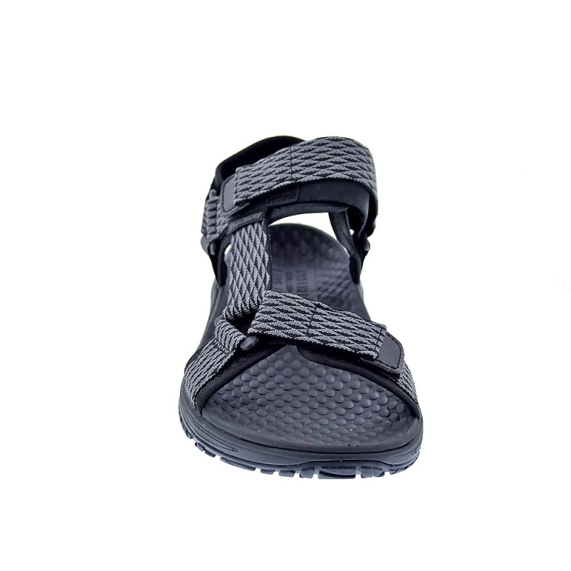 Sandalias Skechers zapatos Hombre modelo Lomell Negro 