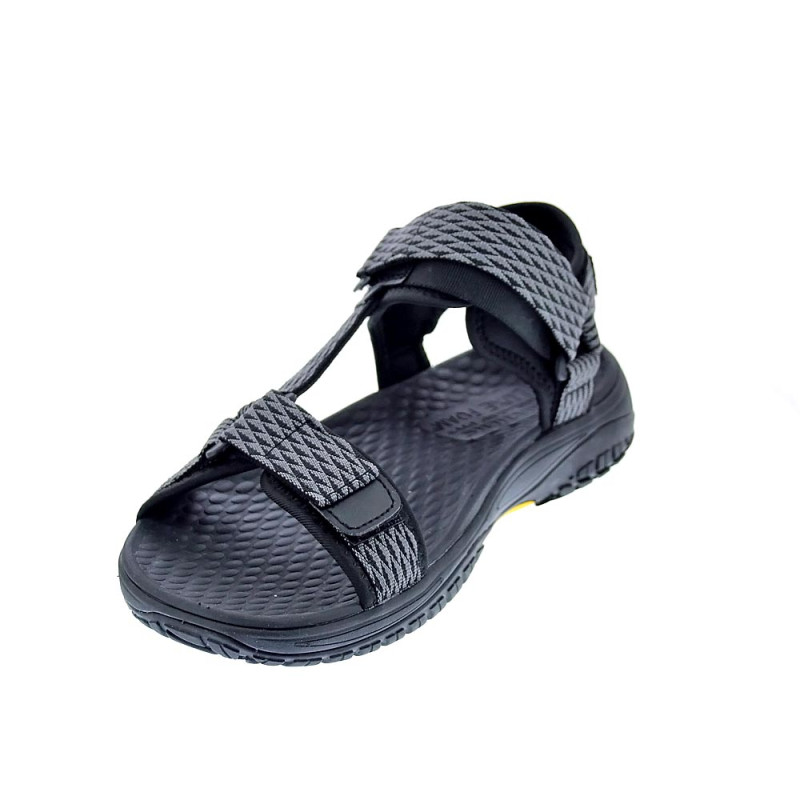 Sandalias Skechers zapatos Hombre modelo Lomell Negro 