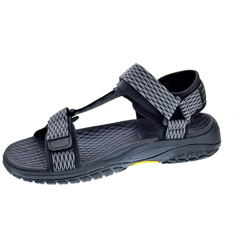 Sandalias Skechers zapatos Hombre modelo Lomell Negro 