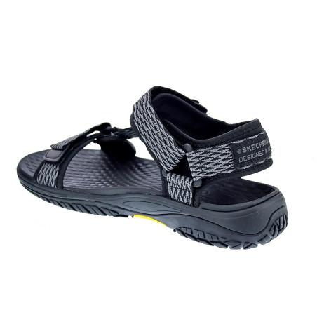 Sandalias Skechers zapatos Hombre modelo Lomell Negro 