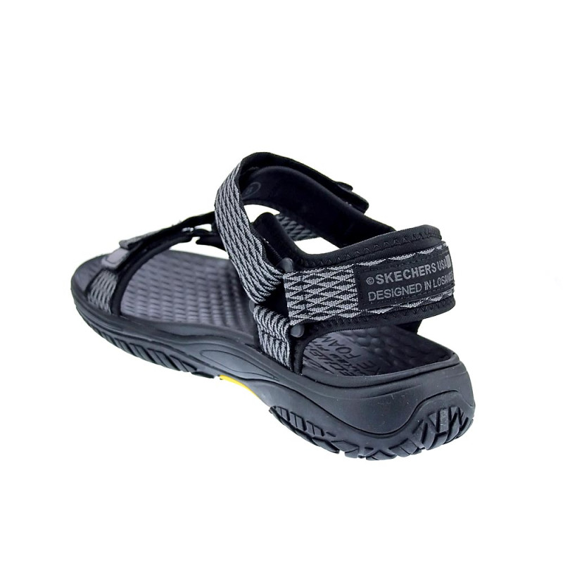 Sandalias Skechers zapatos Hombre modelo Lomell Negro 