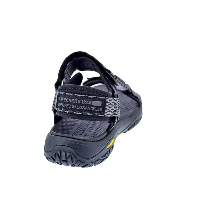 Sandalias Skechers zapatos Hombre modelo Lomell Negro 