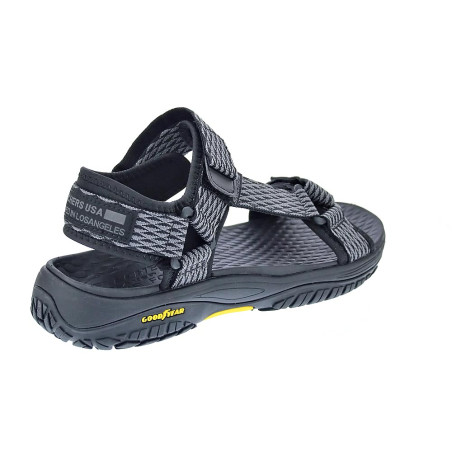 Sandalias Skechers zapatos Hombre modelo Lomell Negro 