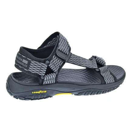 Sandalias Skechers zapatos Hombre modelo Lomell Negro 