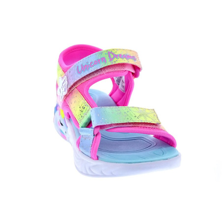 Sandalias Skechers zapatos Niña modelo Unicorn Blanco 