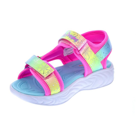 Sandalias Skechers zapatos Niña modelo Unicorn Blanco 