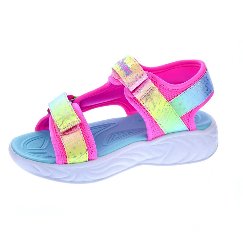 Sandalias Skechers zapatos Niña modelo Unicorn Blanco 