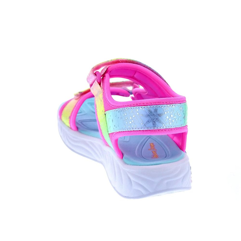 Sandalias Skechers zapatos Niña modelo Unicorn Blanco 