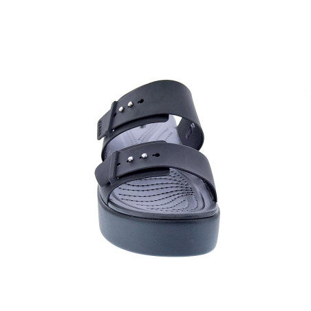 Sandalias Crocs zapatos Mujer modelo Brooklyn Buckle Negro 