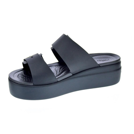 Sandalias Crocs zapatos Mujer modelo Brooklyn Buckle Negro 
