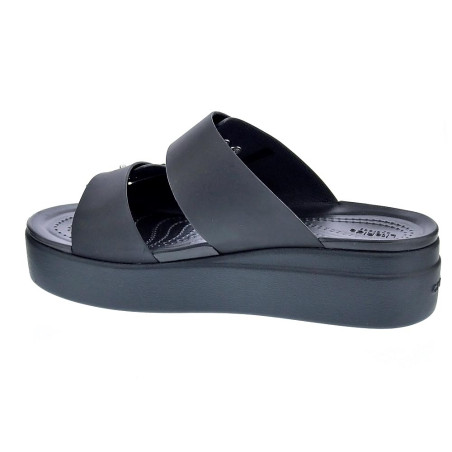 Sandalias Crocs zapatos Mujer modelo Brooklyn Buckle Negro 