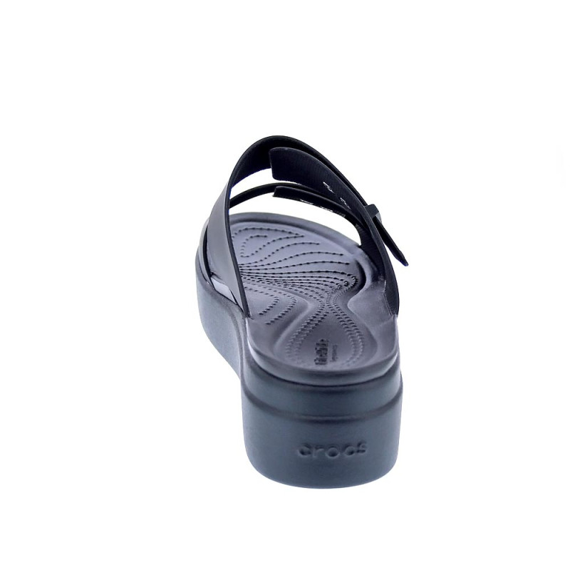 Sandalias Crocs zapatos Mujer modelo Brooklyn Buckle Negro 