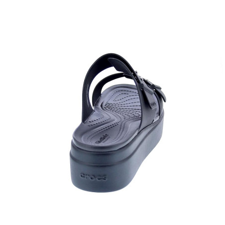 Sandalias Crocs zapatos Mujer modelo Brooklyn Buckle Negro 