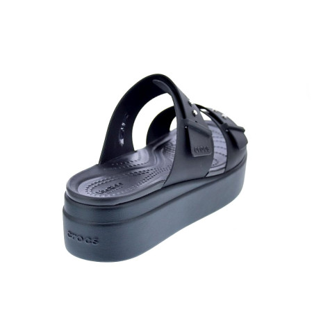 Sandalias Crocs zapatos Mujer modelo Brooklyn Buckle Negro 
