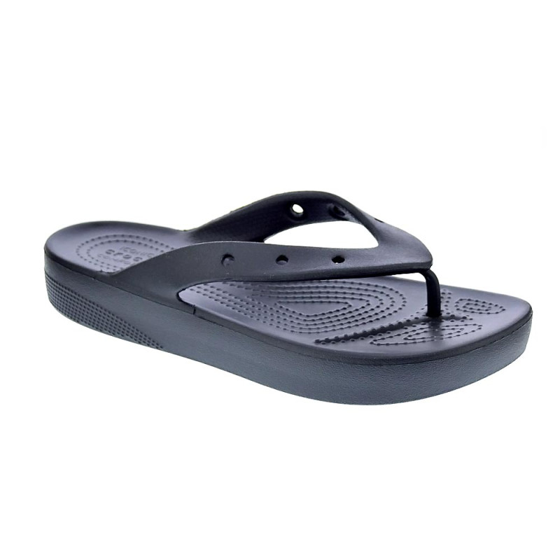 Sandalias Crocs zapatos Mujer modelo Platform Flip W Negro 