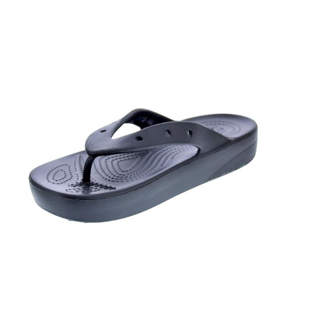 Sandalias Crocs zapatos Mujer modelo Platform Flip W Negro 