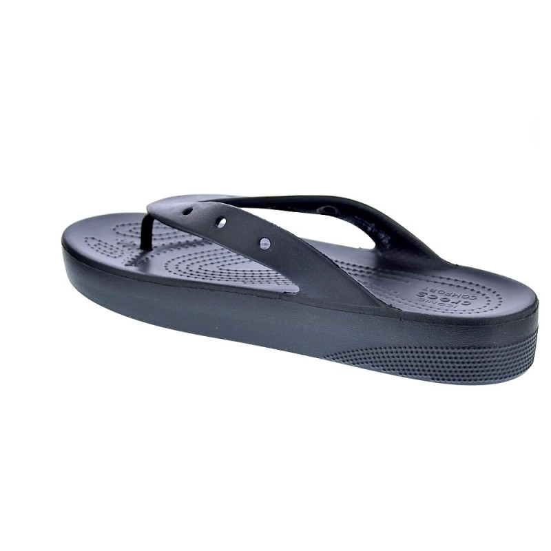 Sandalias Crocs zapatos Mujer modelo Platform Flip W Negro 