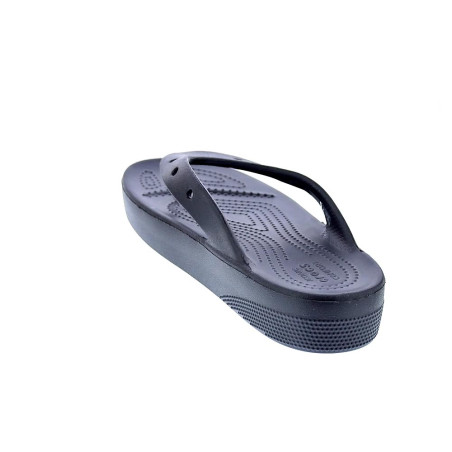 Sandalias Crocs zapatos Mujer modelo Platform Flip W Negro 