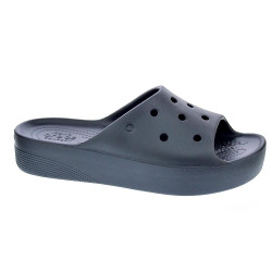 Sandalias Crocs zapatos Mujer modelo Classic Platform Negro  2