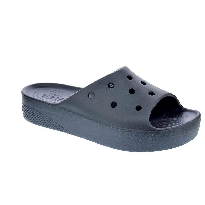 Sandalias Crocs zapatos Mujer modelo Classic Platform Negro 