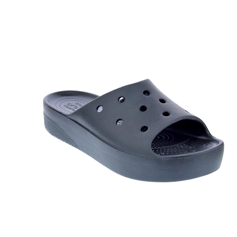 Sandalias Crocs zapatos Mujer modelo Classic Platform Negro 