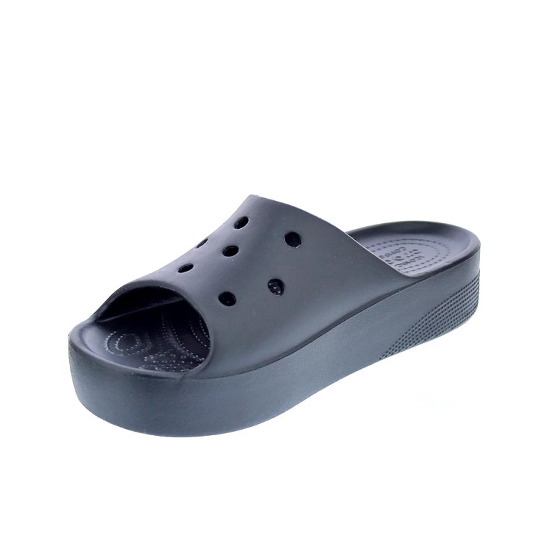 Sandalias Crocs zapatos Mujer modelo Classic Platform Negro 