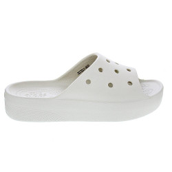 Sandalias Crocs zapatos Mujer modelo Classic Platform Slide Beige 
