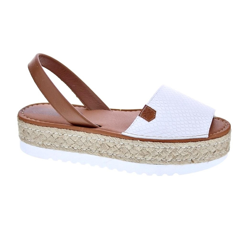 Sandalias Popa zapatos Mujer modelo Saona Blanco 