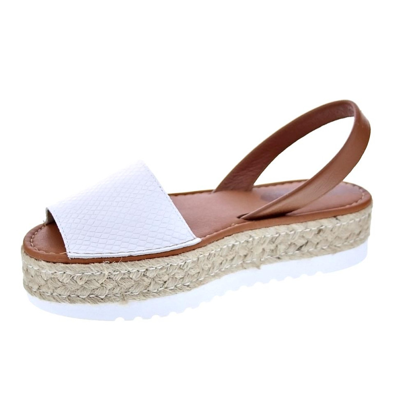 Sandalias Popa zapatos Mujer modelo Saona Blanco 