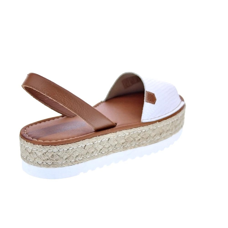 Sandalias Popa zapatos Mujer modelo Saona Blanco 