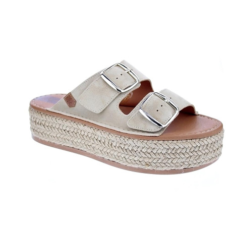 Sandalias Popa zapatos Mujer modelo Morell Beige 
