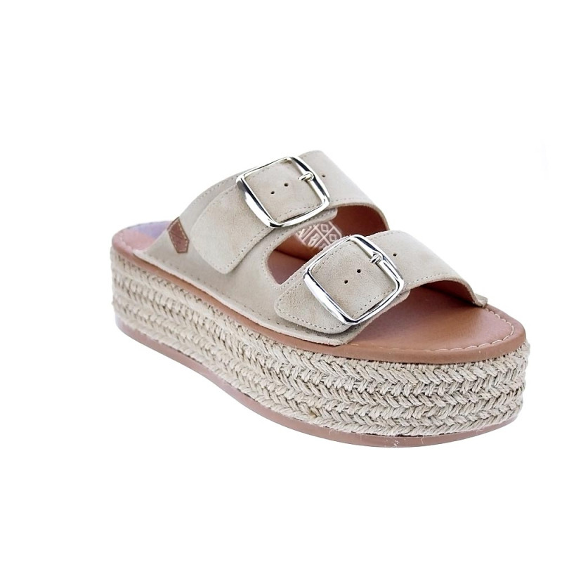 Sandalias Popa zapatos Mujer modelo Morell Beige 