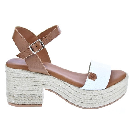 Sandalias Popa zapatos Mujer modelo Abaka Blanco 