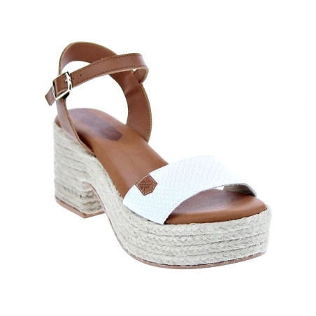 Sandalias Popa zapatos Mujer modelo Abaka Blanco 