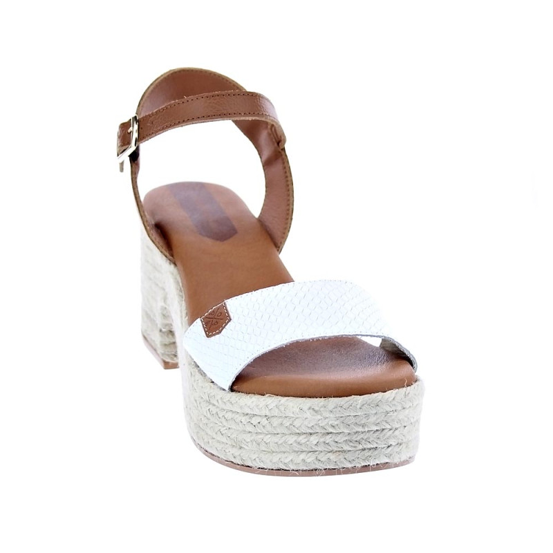 Sandalias Popa zapatos Mujer modelo Abaka Blanco 