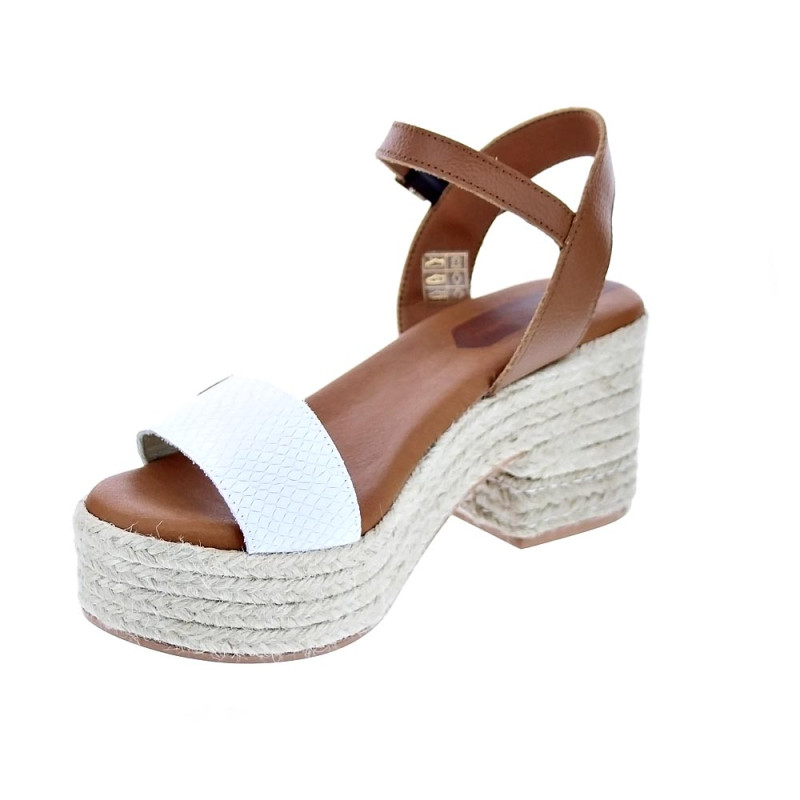 Sandalias Popa zapatos Mujer modelo Abaka Blanco 
