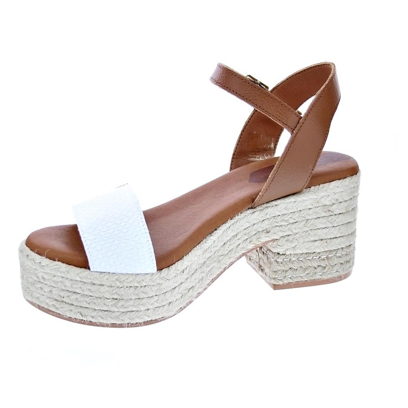 Sandalias Popa zapatos Mujer modelo Abaka Blanco 