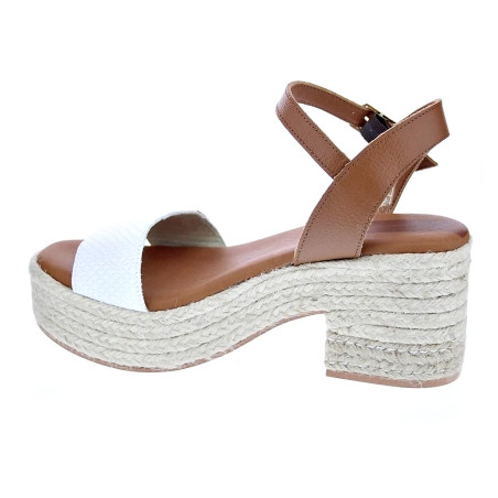 Sandalias Popa zapatos Mujer modelo Abaka Blanco 