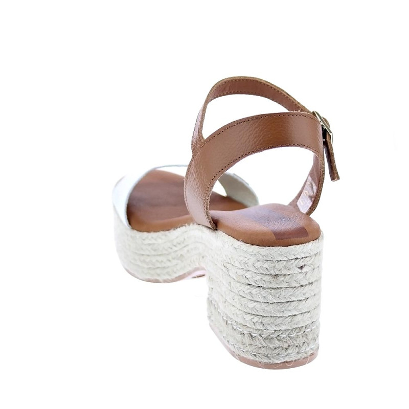 Sandalias Popa zapatos Mujer modelo Abaka Blanco 