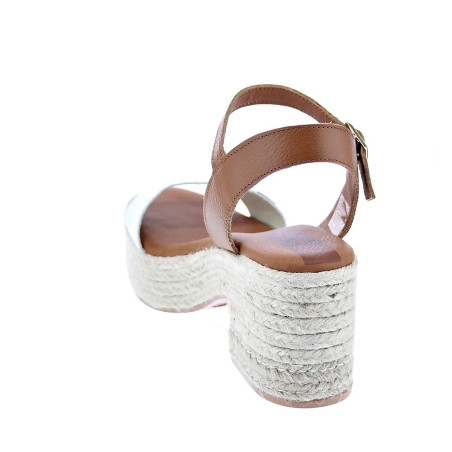 Sandalias Popa zapatos Mujer modelo Abaka Blanco 