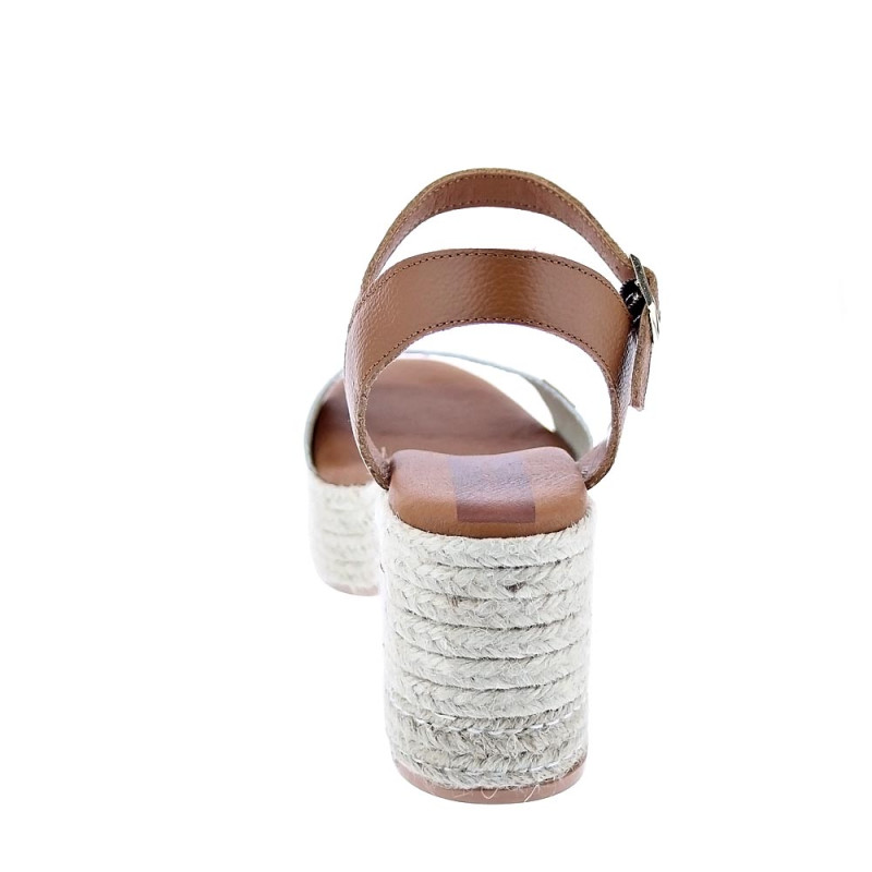 Sandalias Popa zapatos Mujer modelo Abaka Blanco 