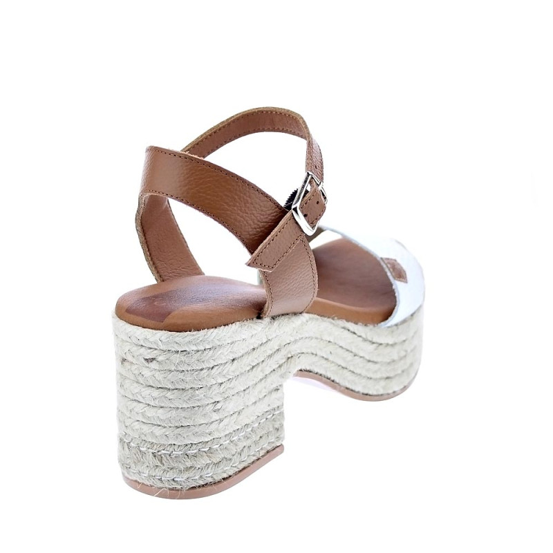 Sandalias Popa zapatos Mujer modelo Abaka Blanco 