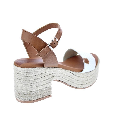 Sandalias Popa zapatos Mujer modelo Abaka Blanco 