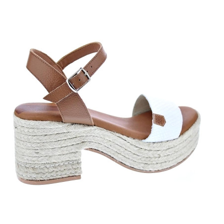 Sandalias Popa zapatos Mujer modelo Abaka Blanco 