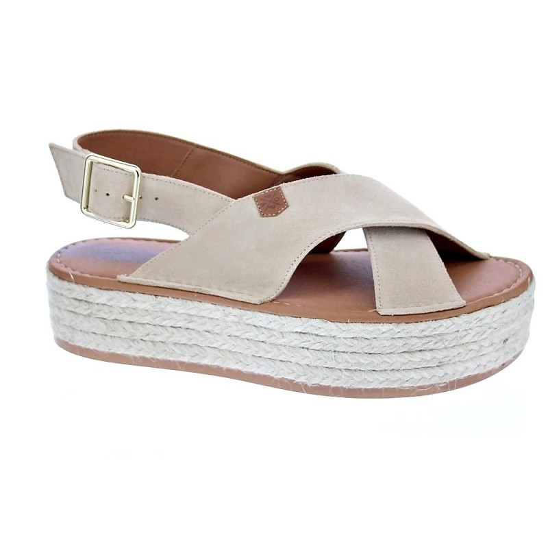 Sandalias Popa zapatos Mujer modelo Gamarro Beige 